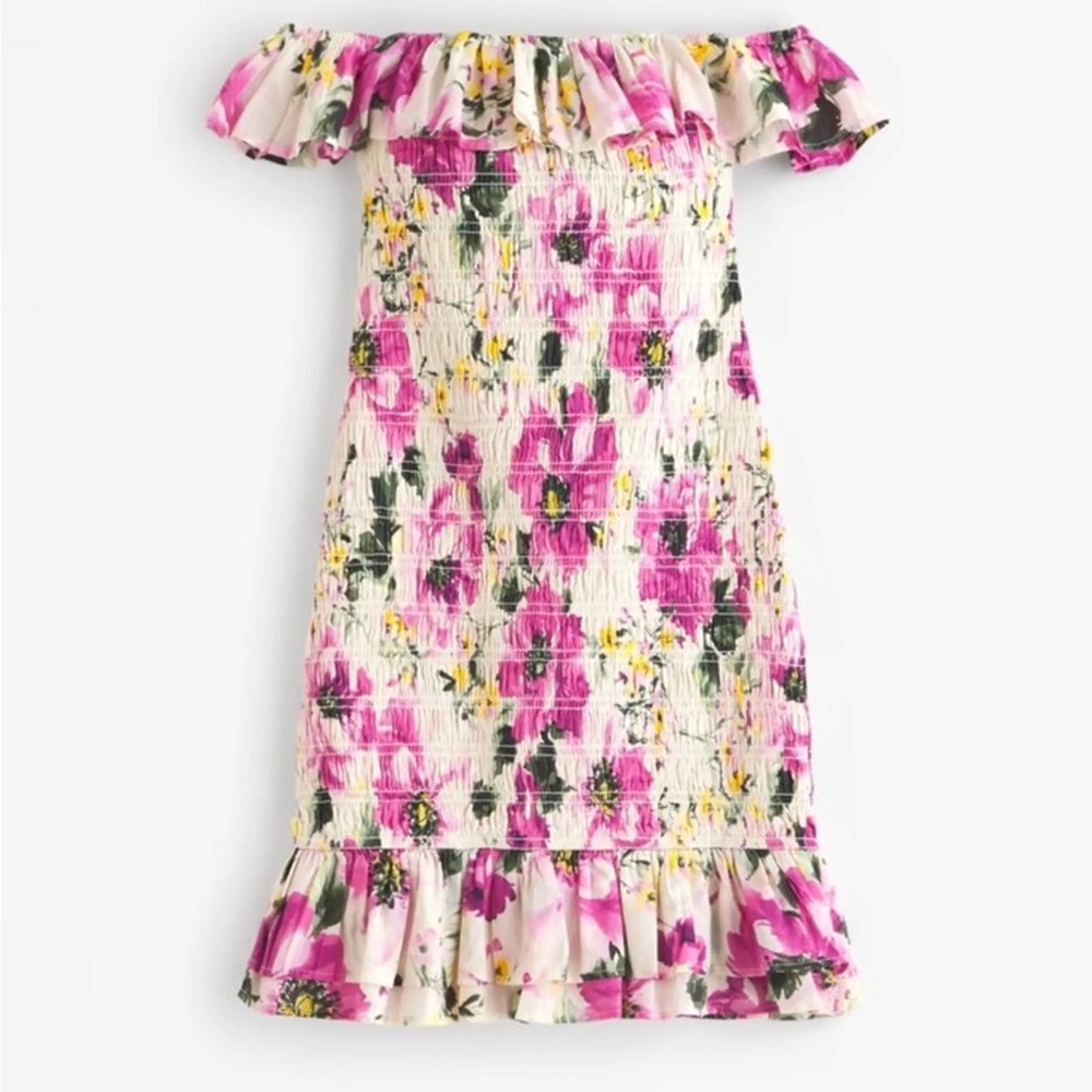 Abercrombie & Fitch Off-Shoulder Mini Dress